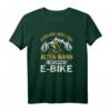 Unterschätze niemals einen alten Mann mit einem E-Bike T-Shirt – Perfektes Geschenk zum Geburtstag oder Weihnachten für Rentner Radfahrer
