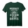 Darts | Alter Mann | Lustiges Dart Spruch T-Shirt für Dartspieler, Rentner & Geburtstagsgeschenke