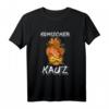 Komischer Kauz Alter Mann Opa Papa Eule T-Shirt - Lustiges Geschenk für Papa, Opa & Freunde mit schwarzem Humor