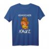 Komischer Kauz Alter Mann Opa Papa Eule T-Shirt - Lustiges Geschenk für Papa, Opa & Freunde mit schwarzem Humor