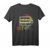 Vintage 1974 Retro Kassette 48. Geburtstag T-Shirt - Legendäres Jubiläumsdesign für 48 Jahre alt Feier