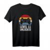 Level 11 Unlocked Gamer T-Shirt für den 11. Geburtstag - Perfektes Geschenk für kleine Videospiel-Fans