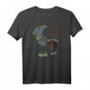HapDog T-Shirt mit böser Katze und Herz – Humorvolles Geschenk für Katzenliebhaber und Menschen mit schrägem Humor