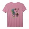 HapDog T-Shirt mit böser Katze und Herz – Humorvolles Geschenk für Katzenliebhaber und Menschen mit schrägem Humor