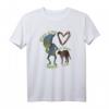 HapDog T-Shirt mit böser Katze und Herz – Humorvolles Geschenk für Katzenliebhaber und Menschen mit schrägem Humor