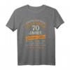 Lustiges 70. Geburtstag T-Shirt für Männer mit Oldtimer-Design – Humorvolles Lockdown Geschenk für Papa, Opa & Großvater