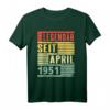 Legendär Seit April 1951 72. Geburtstag T-Shirt – Retro Design für Oma, Opa & Geburtstagsjubilaren 1951