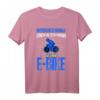 E-Bike Herren Spruch T-Shirt - Lustiges Fahrradfahrer Design mit 'Unterschätze niemals einen alten Mann auf einem E-Bike' als Geschenk für Opas, Väter & Fahrradliebhaber