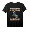Unterschätze Niemals Einen Alten Mann Mit Einem Fahrrad T-Shirt – Lustiges Geschenk für Fahrradfahrer & Radsportliebhaber