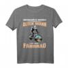 Unterschätze Niemals Einen Alten Mann Mit Einem Fahrrad T-Shirt – Lustiges Geschenk für Fahrradfahrer & Radsportliebhaber