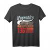 Lustiges 62. Geburtstag T-Shirt für Männer – Legendär seit 1961, perfektes Geschenk für den 62. Geburtstag, Feier und Alltag