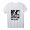Ich bin so alt ich hab als Kind noch draußen gespielt T-Shirt – Lustiges Nostalgie Geschenk für Freunde, Familie & Kollegen zum Geburtstag