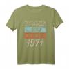 52. Geburtstag Mann T-Shirt - Legendär seit 1971, Lustiges Geschenk für Männer, Dekoration & Partyidee zum 52. Geburtstag