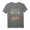 52. Geburtstag Mann T-Shirt - Legendär seit 1971, Lustiges Geschenk für Männer, Dekoration & Partyidee zum 52. Geburtstag