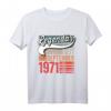 52. Geburtstag Mann T-Shirt - Legendär seit 1971 lustiges Geburtstagsgeschenk für Männer, Frauen und verrückte 52-Jährige