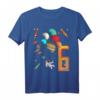 6. Geburtstag Geschenk für Jungen und Mädchen - Planeten & Astronaut T-Shirt für kleine Raumfahrer, perfekte Geburtstagsdeko & Outfit
