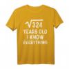 Quadratwurzel Geschenk zum 18. Geburtstag – Lustiges Mathematisches T-Shirt für Teenager, Jungen & Mädchen