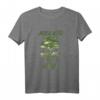 Böser alter Mann Totenkopf Camouflage Tarnmuster Langarmshirt – Lustiges Geschenk für Rentner, Opas & Väter zu Halloween & Vatertag