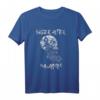 Böser Alter Mann Wikinger Totenkopf Skull Papa Opa T-Shirt - Cooles Vintage Design für Rocker, Motorradfans & Liebhaber nordischer Mythologie