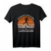 Unterschätze niemals einen alten Mann mit Laufschuhen - Witziges Laufshirt für Marathonläufer & Jogger, perfektes Geschenk für Läufer