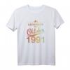 30. Geburtstag T-Shirt für Männer und Frauen - Legendär seit 1991, Vintage Retro Design, Perfekt für den 30. Geburtstag