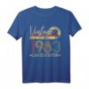 Limitierte Auflage 1983 HapDog Vintage T-Shirt – Lustiges Retro-Jubiläums-Shirt für Männer und Frauen