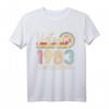 Limitierte Auflage 1983 HapDog Vintage T-Shirt – Lustiges Retro-Jubiläums-Shirt für Männer und Frauen