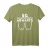 Lustiges Damen T-Shirt 'Ab jetzt gehts abwärts' zum 50. Geburtstag – Humorvolles Geschenk für Frauen, Ehefrauen, Schwestern & Töchter