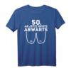 Lustiges Damen T-Shirt 'Ab jetzt gehts abwärts' zum 50. Geburtstag – Humorvolles Geschenk für Frauen, Ehefrauen, Schwestern & Töchter