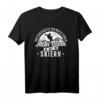Unterschätze niemals einen alten Mann auf Skiern - Lustiges Skifahrer T-Shirt für Winterurlaub, Skilehrer & Hobby-Skifahrer
