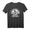 Unterschätze niemals einen alten Mann auf Skiern - Lustiges Skifahrer T-Shirt für Winterurlaub, Skilehrer & Hobby-Skifahrer