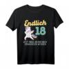 Lustiges Humor Endlich 18 Jahre Geburtstag Birthday T-Shirt - Perfektes Geschenk für den 18. Geburtstag