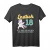 Lustiges Humor Endlich 18 Jahre Geburtstag Birthday T-Shirt - Perfektes Geschenk für den 18. Geburtstag