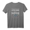 Unterschätze niemals einen alten Mann mit einem Fahrrad T-Shirt – Lustiges Retro Fahrradmotiv für Rentner, Opa, Vater & Fahrradfans zum Geburtstag oder Rente