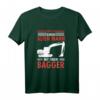 Alter Mann mit Bagger Rentner T-Shirt – Lustiges Geschenk für Baggerfahrer im Ruhestand, Bauarbeiter & Baustellenfans