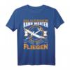 Segelfliegen T-Shirt mit Spruch - Lustiges Segelflugzeug Geschenk für Segelflieger & Flugbegeisterte
