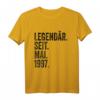 27. Geburtstag Mann T-Shirt - Legendär seit Mai 1997, Lustiges Geschenk für Männer, Frauen & Bruder zum 27. Geburtstag