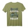 Unterschätze niemals einen alten Mann auf einem Roller T-Shirt - Lustiges Geschenk für Scooter, Mofa oder Moped Fahrer zum Geburtstag oder Weihnachten
