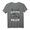Unterschätze niemals einen alten Mann auf einem Roller T-Shirt - Lustiges Geschenk für Scooter, Mofa oder Moped Fahrer zum Geburtstag oder Weihnachten