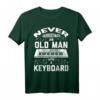 Herren Keyboard Synthesizer T-Shirt mit lustigem Spruch – Perfektes Geschenk für Musiker, Papa, Opa, Bruder zum Vatertag, Geburtstag oder Rente