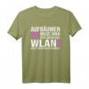 WLAN Spruch T-Shirt - Lustiges Aufräumen muss man erst wenn Signal nicht mehr durchkommt für Jung und Alt, perfekt als Geschenk zu Weihnachten, Geburtstag oder Namenstag