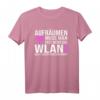WLAN Spruch T-Shirt - Lustiges Aufräumen muss man erst wenn Signal nicht mehr durchkommt für Jung und Alt, perfekt als Geschenk zu Weihnachten, Geburtstag oder Namenstag
