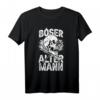 Herren Böser Alter Mann Totenkopf T-Shirt – Cooles Vintage Skull Design für Papa, Opa & echte Kerle