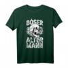 Herren Böser Alter Mann Totenkopf T-Shirt – Cooles Vintage Skull Design für Papa, Opa & echte Kerle