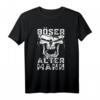Herren Böser Alter Mann T-Shirt mit Totenkopf - Lustiges Geschenk für Rentner & Männer, klassisch geschnitten