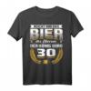 Lustiges 30. Geburtstag T-Shirt für Männer mit Spruch - Reicht Mir Das Bier Ihr Narren, Der König Wird 30