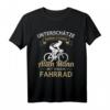 Unterschätze niemals einen alten Mann mit Fahrrad T-Shirt - Lustige Radsport Geschenkidee für Rentner und Großväter, die das Radfahren lieben