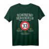 33. Geburtstag T-Shirt - Lustiges Spruchshirt für Männer und Jungen mit Tempo 33 & Oldtimer-Motiv