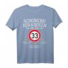 33. Geburtstag T-Shirt - Lustiges Spruchshirt für Männer und Jungen mit Tempo 33 & Oldtimer-Motiv