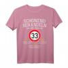 33. Geburtstag T-Shirt - Lustiges Spruchshirt für Männer und Jungen mit Tempo 33 & Oldtimer-Motiv
